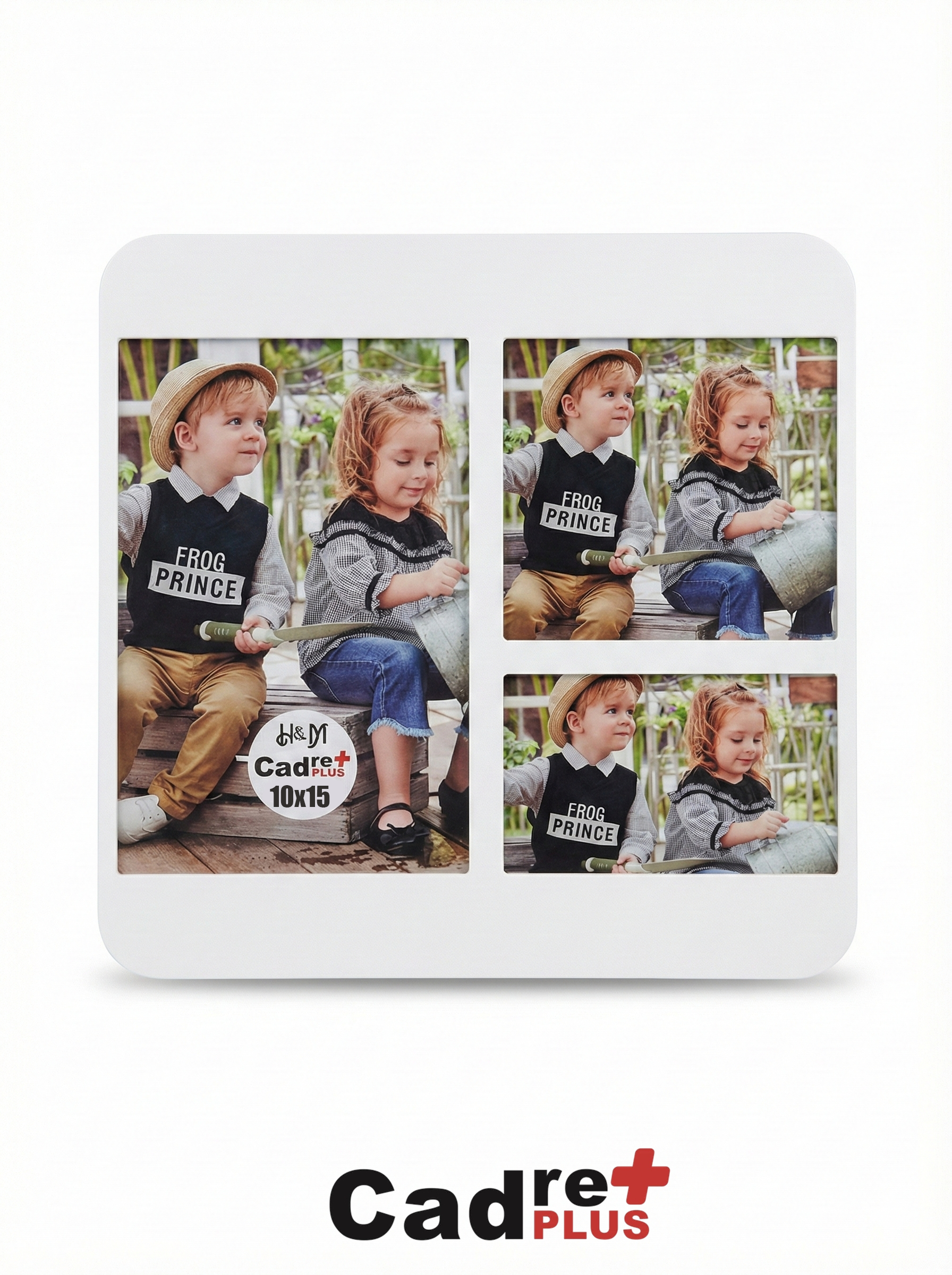 Collection de Cadres Photo Design Moderne - Blanc (Style Pêle-mêle)