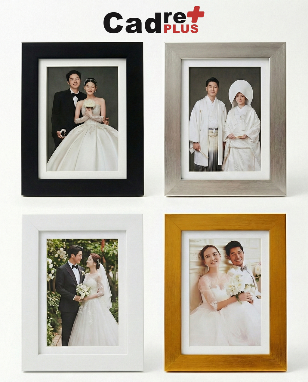 Cadre Photo Élégant en Plastique Haute Qualité – Finition Premium – (Toutes Dimensions)